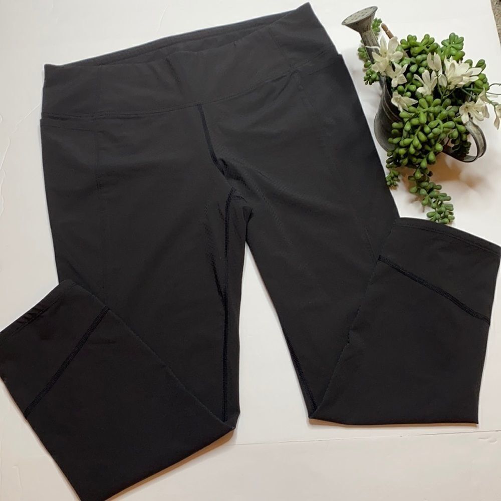 Athleta Sleek Breathable Active Ankle Pant Black M‎ - Picture 3 of 14